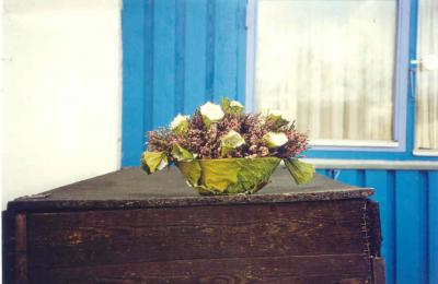 "bowl with dry flowers" by Kirsten Anna Venoe