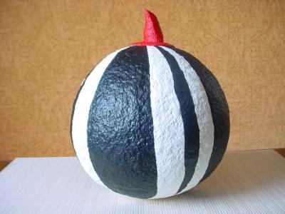 "black & white gourd" by Linas Zymancius