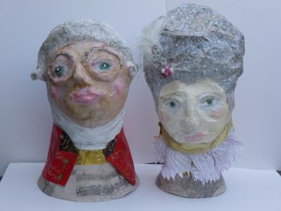"George III & Queen Charlotte by Mary Done" by PapierMachistas