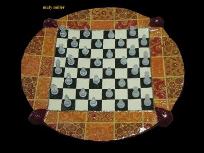 "Chess table" by Mali Miller