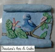 Blue Bird by Theodora Spanides