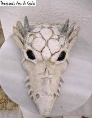 "Dragon Skull" by Theodora Spanides
