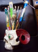 Brush Holder by Rick Pelletier