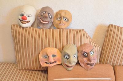 "Masks" by Otilia Fegher