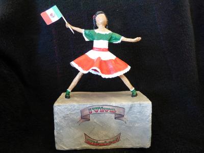 "Viva Mexico (front side)" by Nancy Hagerman