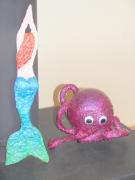 Mermaid and Octopus by Nancy Hagerman
