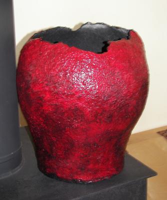 "Red Vase" by Nancy Hagerman