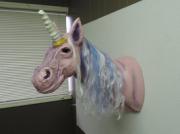 paper mache unicorn by Matt  Anubis