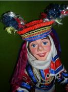 Matchmaker in the Belarusian national costume by Nadezhda Razvodovskaya