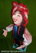 the merry doll in the Byelorussian national costume by Nadezhda Razvodovskaya
