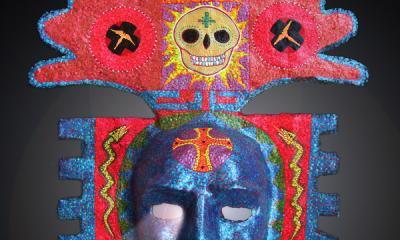 "Paper Mache Mask" by Diego Marcial Rios