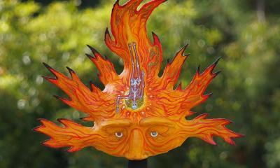 "Fire head" by Diego Marcial Rios