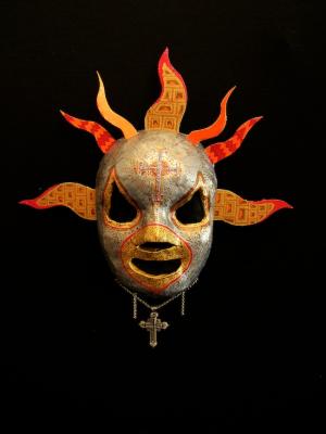 "Paper Mache Mask" by Diego Marcial Rios