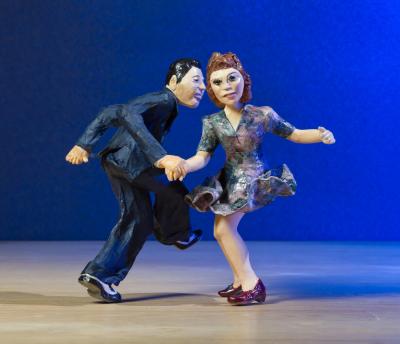 "George & Vera, 1940s dancers" by Debbie Court