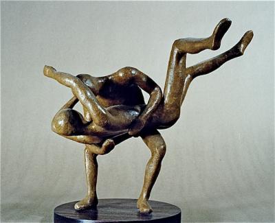 "Wrestlers" by Jim Seffens