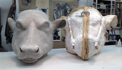 "Cow Mask & Mold" by Jim Seffens