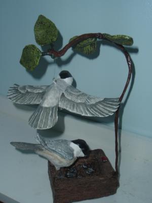 "Black capped chickadee" by Marilyn Kalbhenn