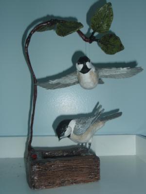 "Black capped chickadee" by Marilyn Kalbhenn