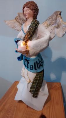 "Christmas tree topper, Angel" by Marilyn Kalbhenn