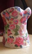Flowered corset by Sara Hall