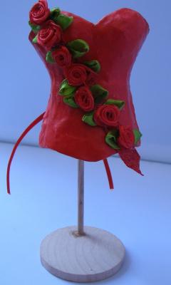 "Red roses corset" by Sara Hall