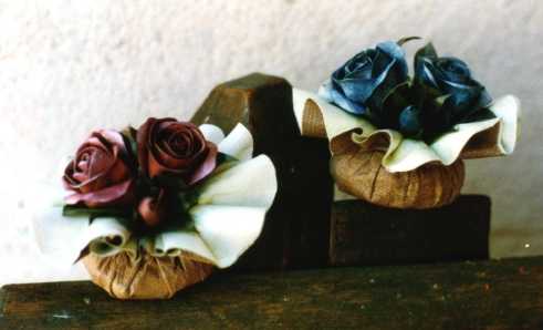 "Papier Mache Roses" by Luisa Cotardo