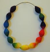 Collar gargantilla arco iris by Charo Cadenas Moraga