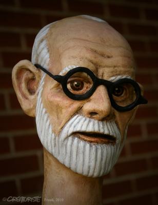 "Freud Puppet Head" by Creaturiste