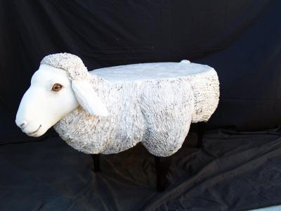 "Merino Sheep Table" by Karen Cullie