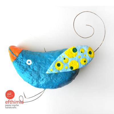 "Turquoise bird" by Efthimia Kotsanelou