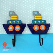 Kids boat hangers by Efthimia Kotsanelou