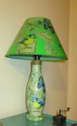 Blue-Yellow Bird Lamp by Matsa Zilih