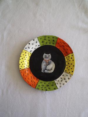 "Cat's plate" by Luciene Santos