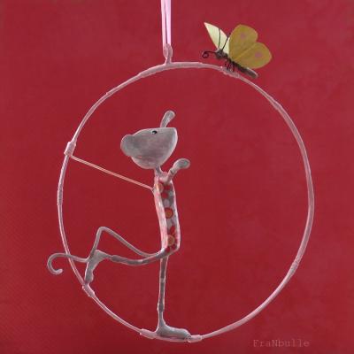 "Cornelia, the tightrope walker" by Françoise Bernier
