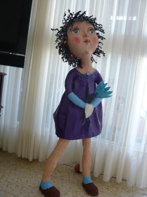 "a big doll' almost finished" by Tiva Noff