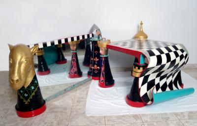 "chess table" by Frida  Abramsky