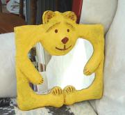Teddy bear mirror by David Osborne