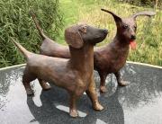 Two dachshunds by David Osborne