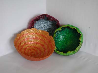 "Three Small Bowls" by Sue Hibberd